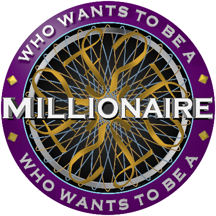 The Who Wants to Be a Millionaire logo disc.