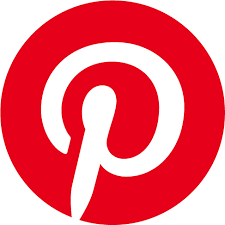 The Pinterest logo: a white script P inside a red circle.
